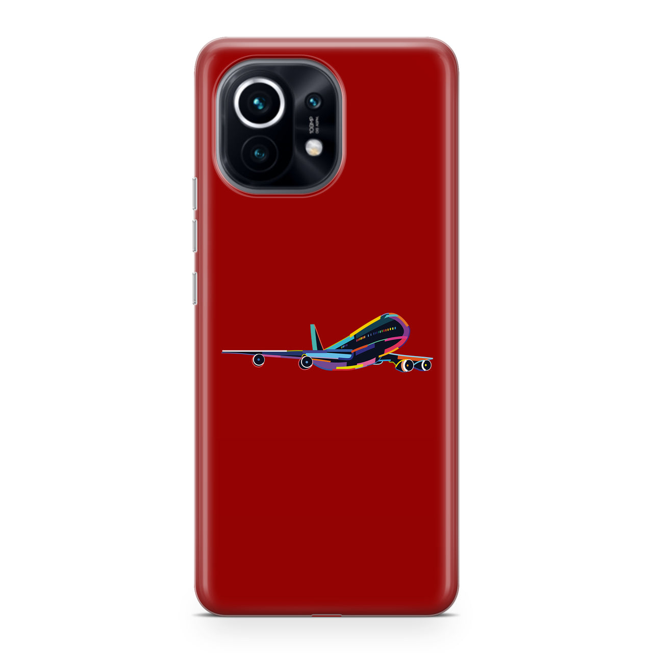 Multicolor Airplane Designed Xiaomi Cases