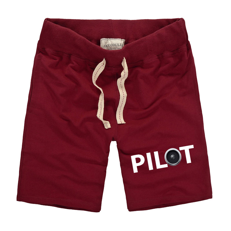 Pilot & Jet Engine Designed Cotton Shorts