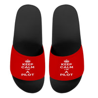 Thumbnail for Keep Calm I'm A Pilot Slippers - view 9