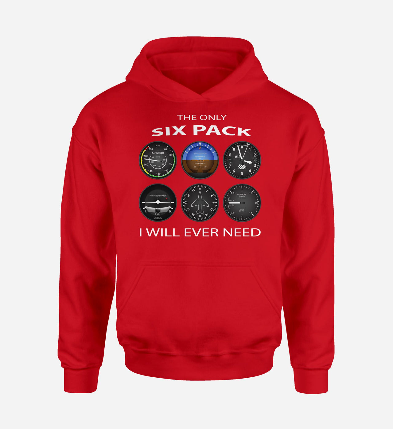 The Only Six Pack I Will Ever Need Designed Hoodies