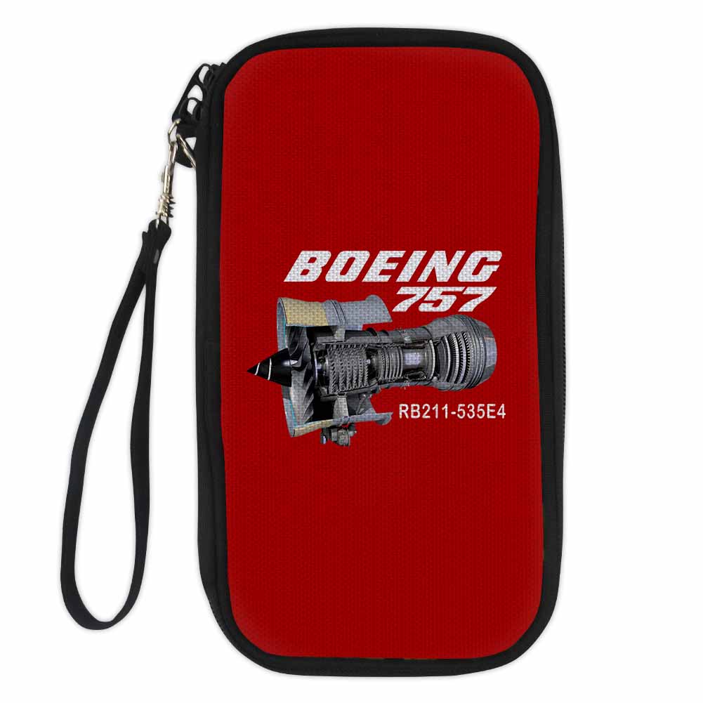 Boeing 757 & Rolls Royce Engine (RB211) Designed Travel Cases & Wallets