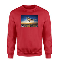 Thumbnail for Super Aircraft over City at Sunset Designed Sweatshirts