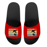 Thumbnail for Husband & Dad & Aircraft Mechanic & Legend Designed Sport Slippers