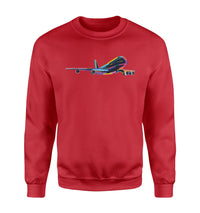 Thumbnail for Multicolor Airplane Designed Sweatshirts