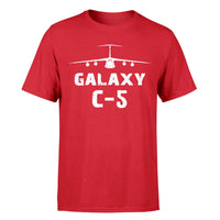 Thumbnail for Galaxy C-5 & Plane Designed T-Shirts