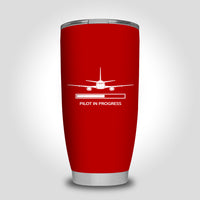 Thumbnail for Pilot In Progress Designed Tumbler Travel Mugs