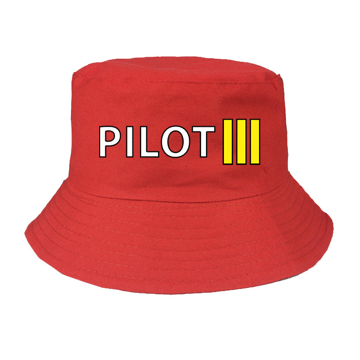 Pilot & Stripes (3 Lines) Designed Summer & Stylish Hats
