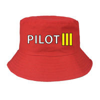 Thumbnail for Pilot & Stripes (3 Lines) Designed Summer & Stylish Hats