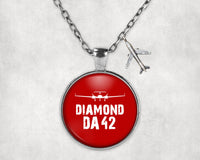Thumbnail for Diamond DA42 & Plane Designed Necklaces
