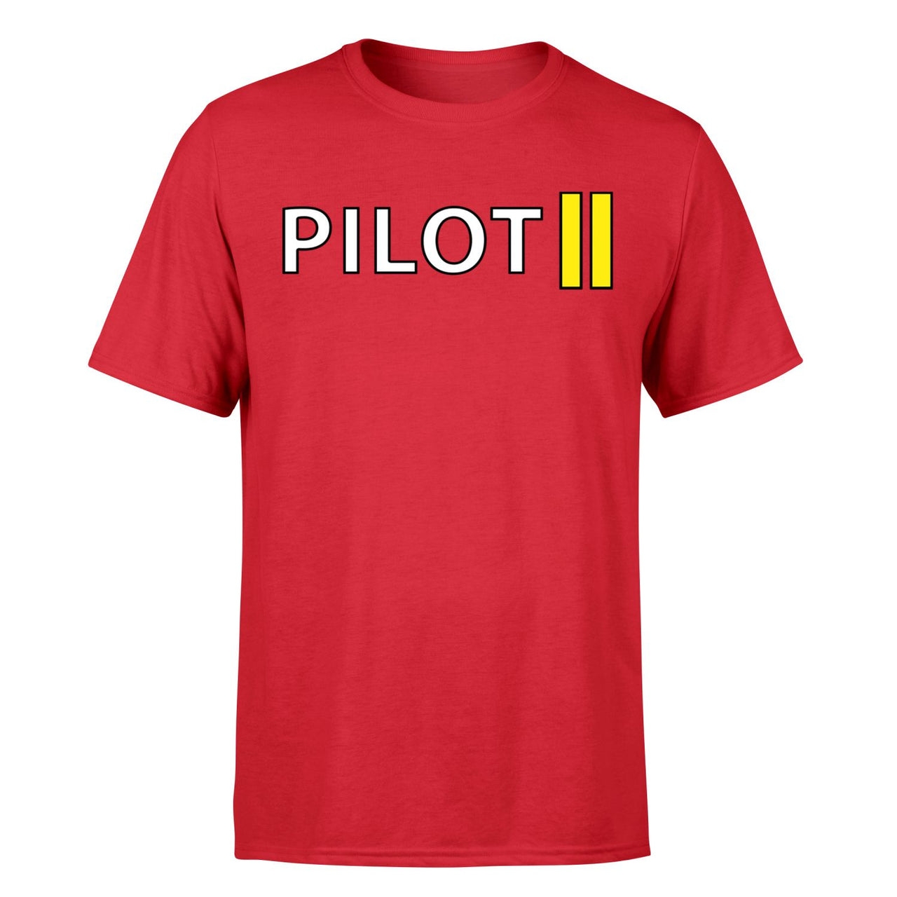 Pilot & Stripes (2 Lines) Designed T-Shirts
