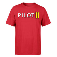 Thumbnail for Pilot & Stripes (2 Lines) Designed T-Shirts