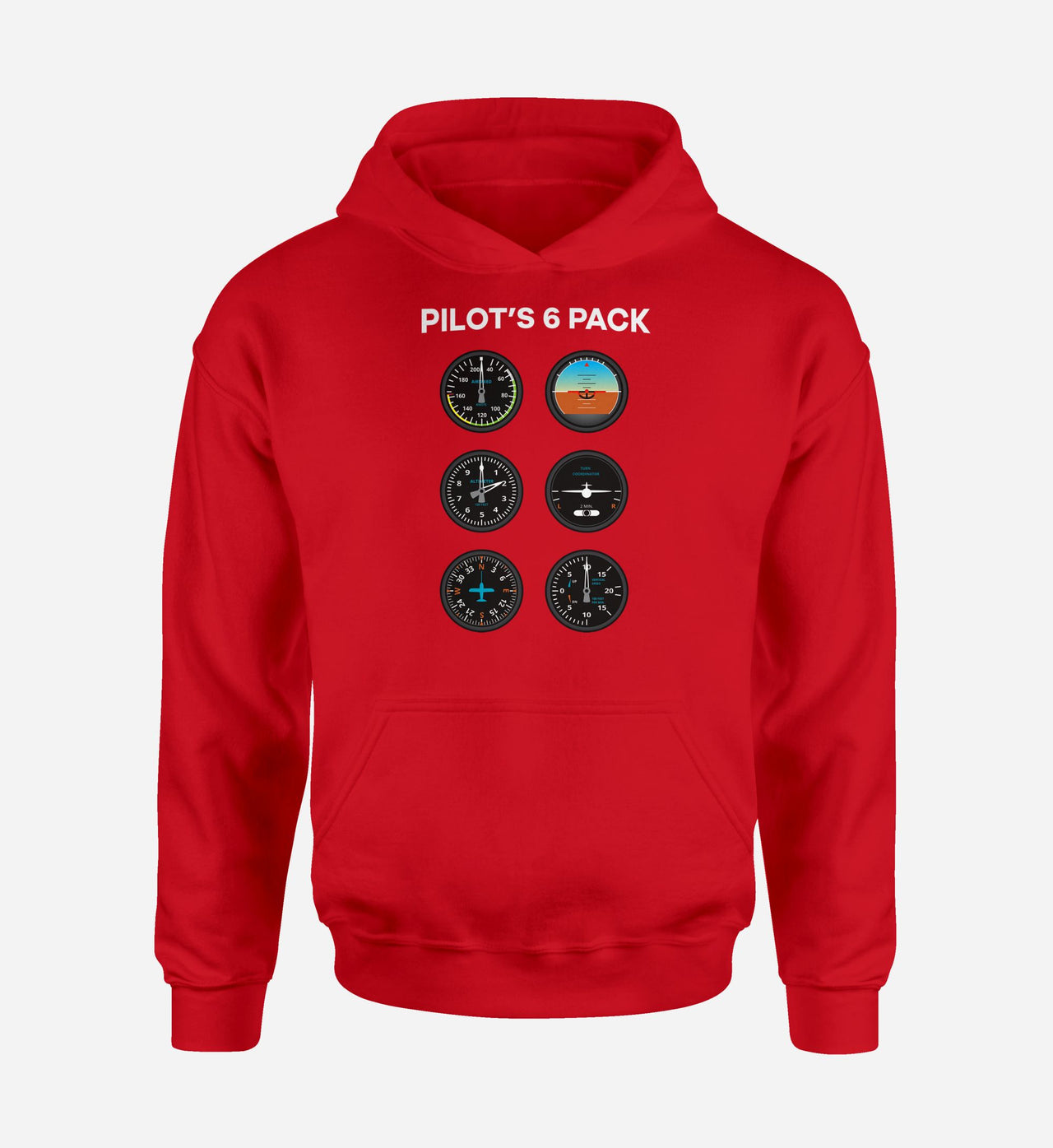 Pilot's 6 Pack Designed Hoodies