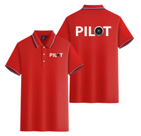 Thumbnail for Pilot & Jet Engine Designed Stylish Polo T-Shirts (Double-Side)