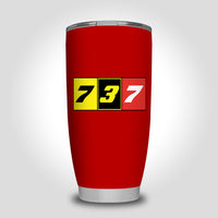 Thumbnail for Flat Colourful 737 Designed Tumbler Travel Mugs