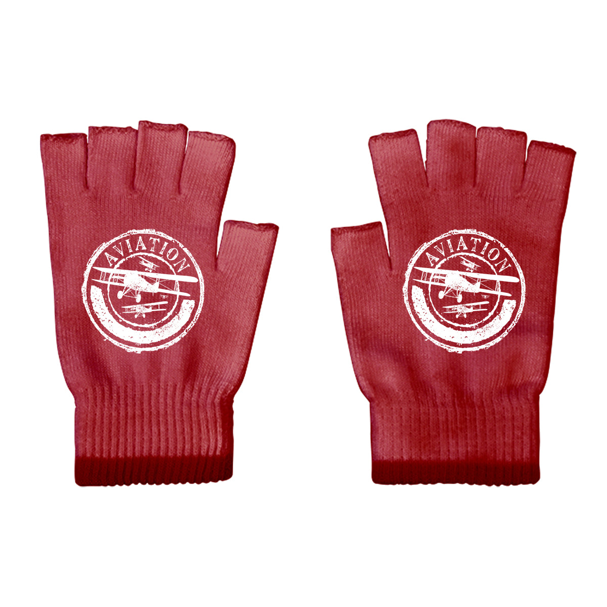 Aviation Lovers Designed Cut Gloves