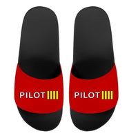 Thumbnail for Pilot & Stripes (4 Lines) Designed Sport Slippers