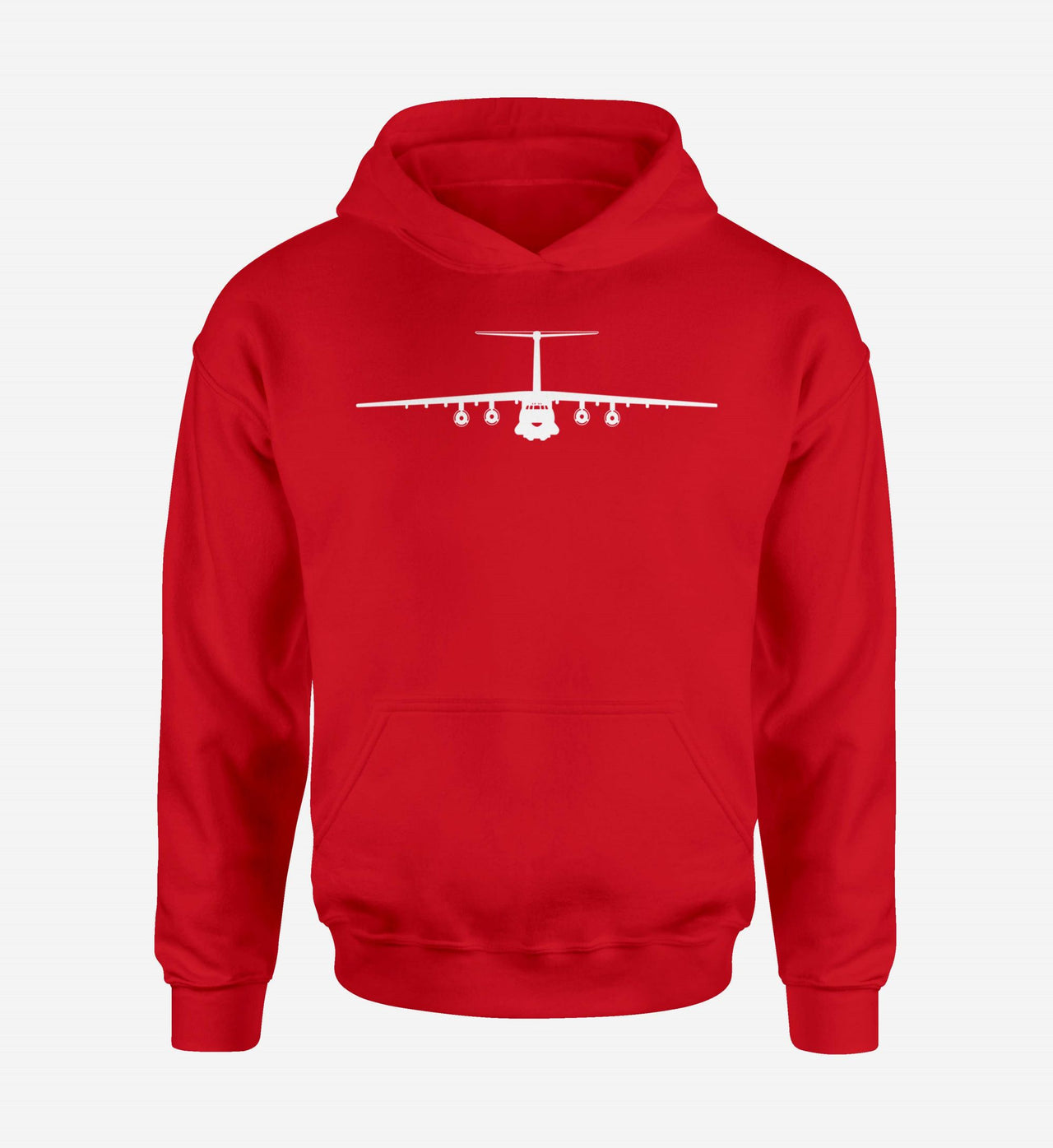 Ilyushin IL-76 Silhouette Designed Hoodies