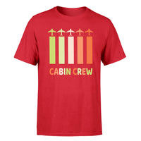 Thumbnail for Colourful Cabin Crew Designed T-Shirts