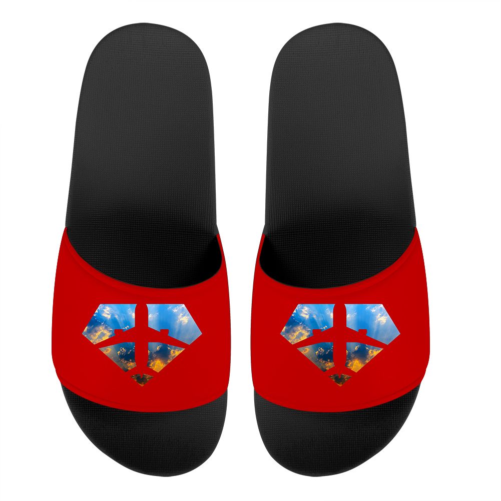 Supermen of The Skies (Sunrise) Designed Sport Slippers