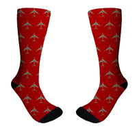 Thumbnail for Colourful Airplane Designed Socks