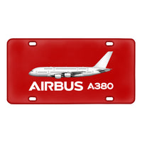 Thumbnail for The Airbus A380 Designed Metal (License) Plates