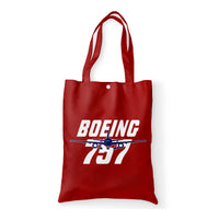 Thumbnail for Amazing Boeing 757 Designed Tote Bags