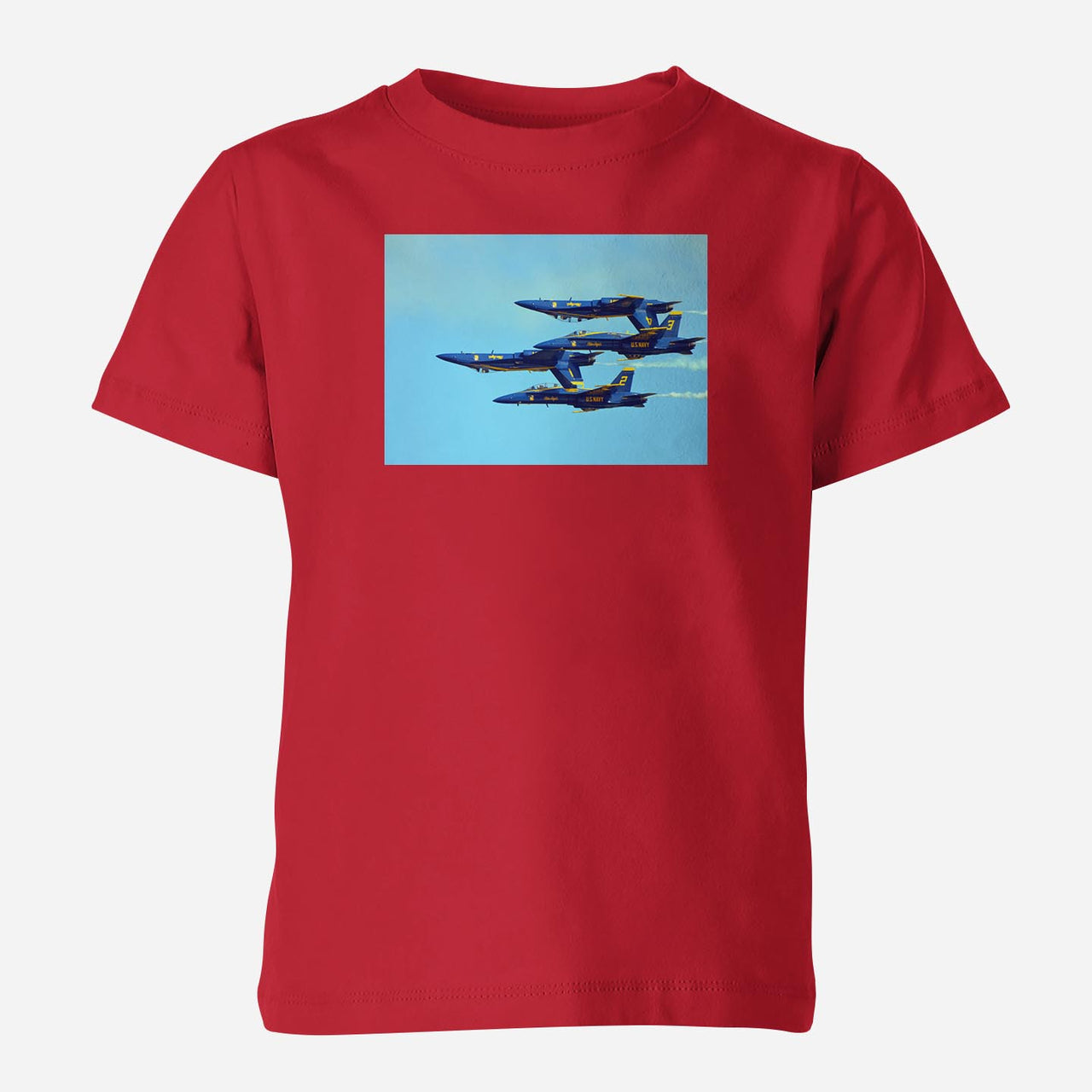 US Navy Blue Angels Designed Children T-Shirts