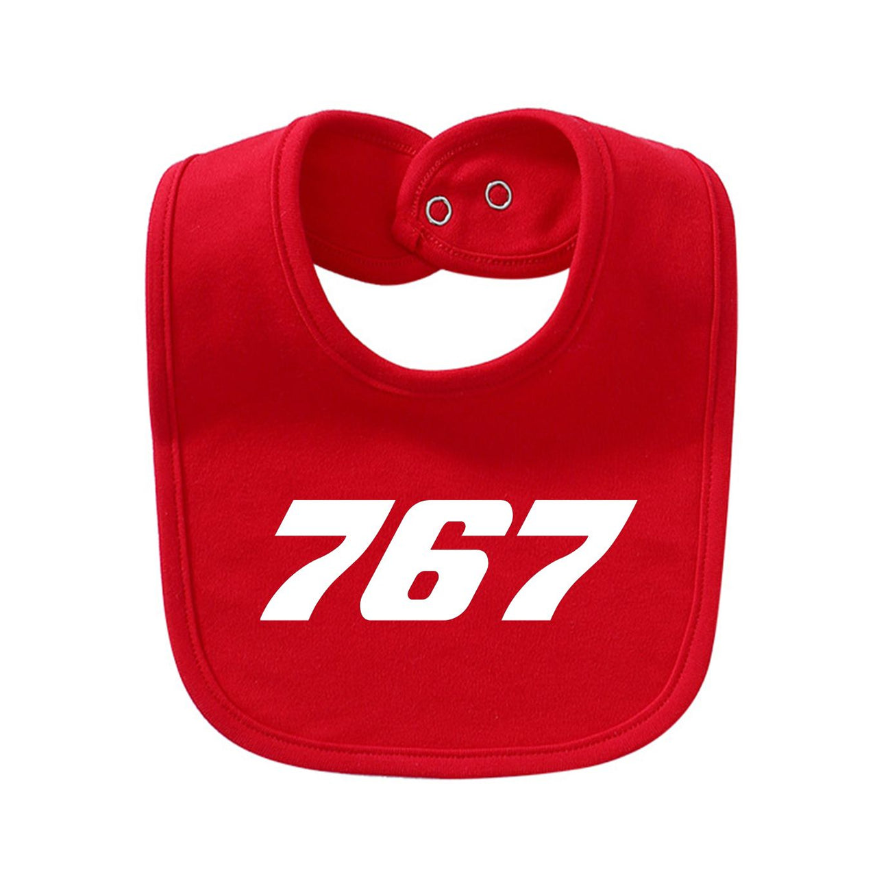 767 Flat Text Designed Baby Saliva & Feeding Towels