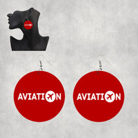 Thumbnail for Aviation Designed Wooden Drop Earrings