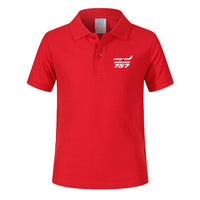 Thumbnail for The Boeing 757 Designed Children Polo T-Shirts