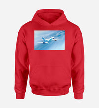 Thumbnail for Beautiful Painting of Boeing 787 Dreamliner Designed Hoodies
