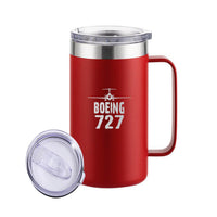 Thumbnail for Boeing 727 & Plane Designed Stainless Steel Beer Mugs