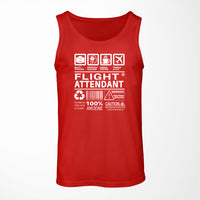 Thumbnail for Flight Attendant Label Designed Tank Tops
