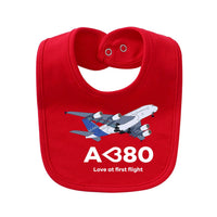 Thumbnail for Airbus A380 Love at first flight Designed Baby Saliva & Feeding Towels