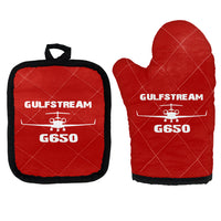 Thumbnail for Gulfstream G650 & Plane Designed Kitchen Glove & Holder