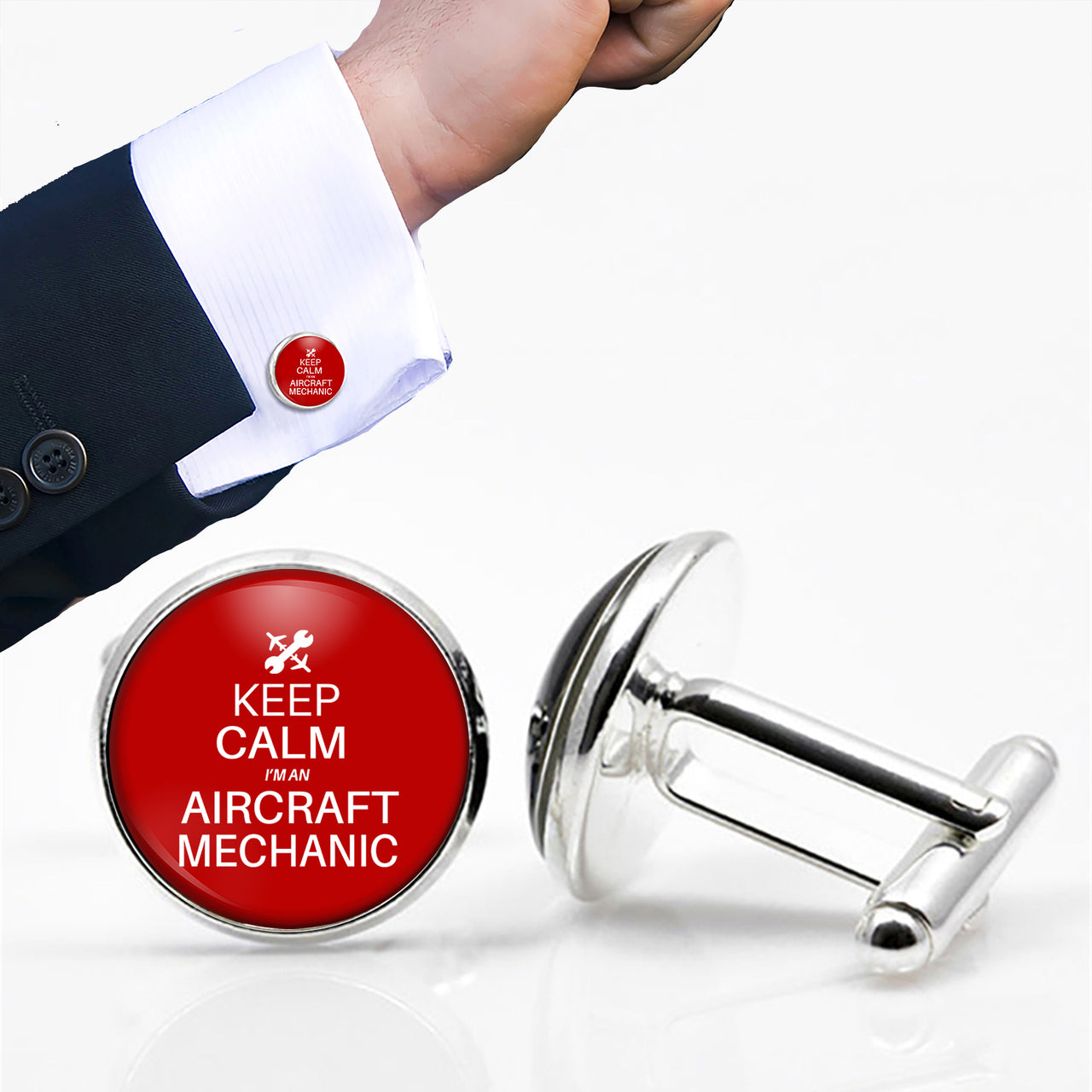 Aircraft Mechanic Designed Cuff Links