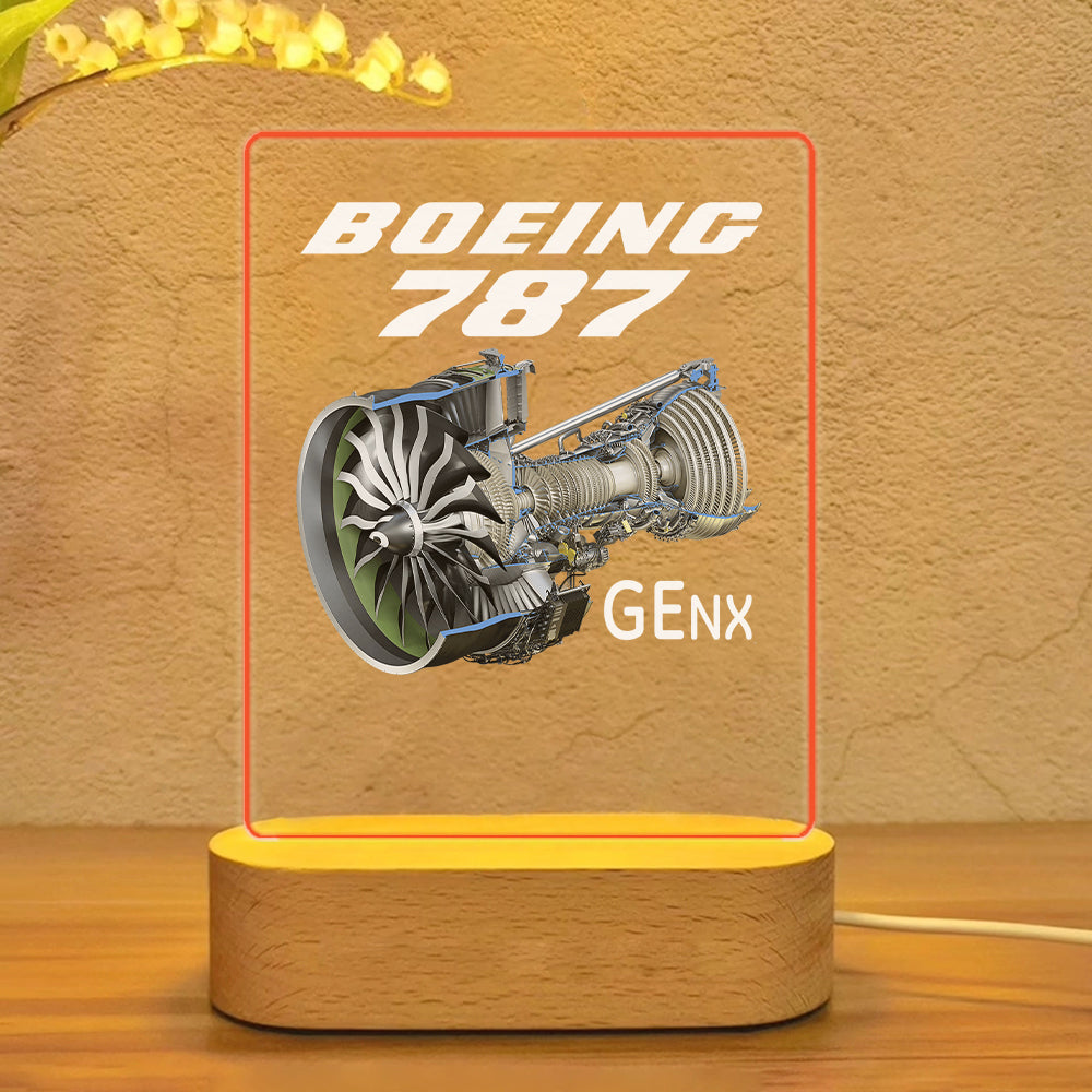 Boeing 787 & GENX Engine Designed Night Lamp