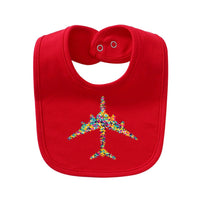 Thumbnail for Colourful Airplane Designed Baby Saliva & Feeding Towels