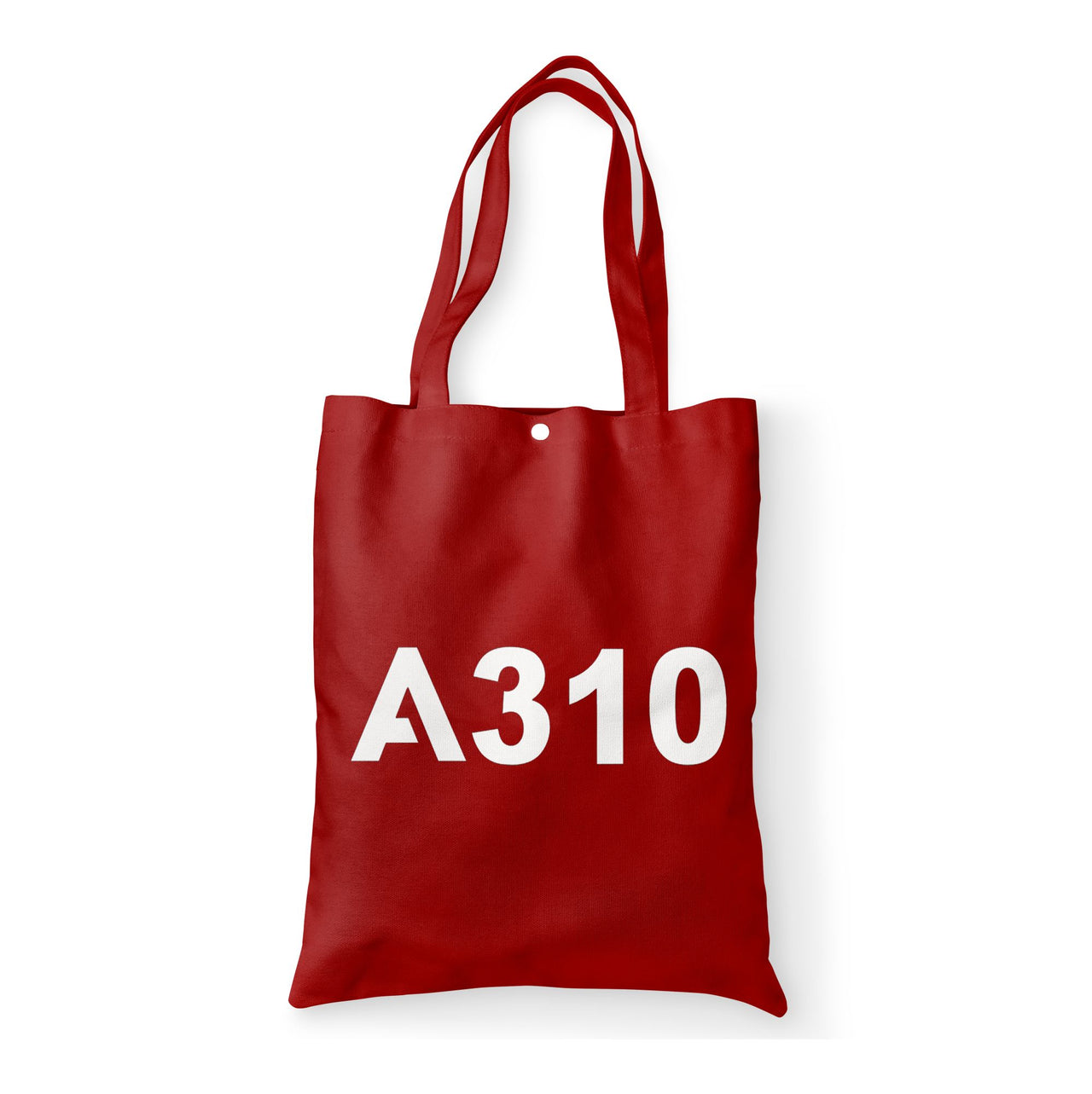 A310 Flat Text Designed Tote Bags
