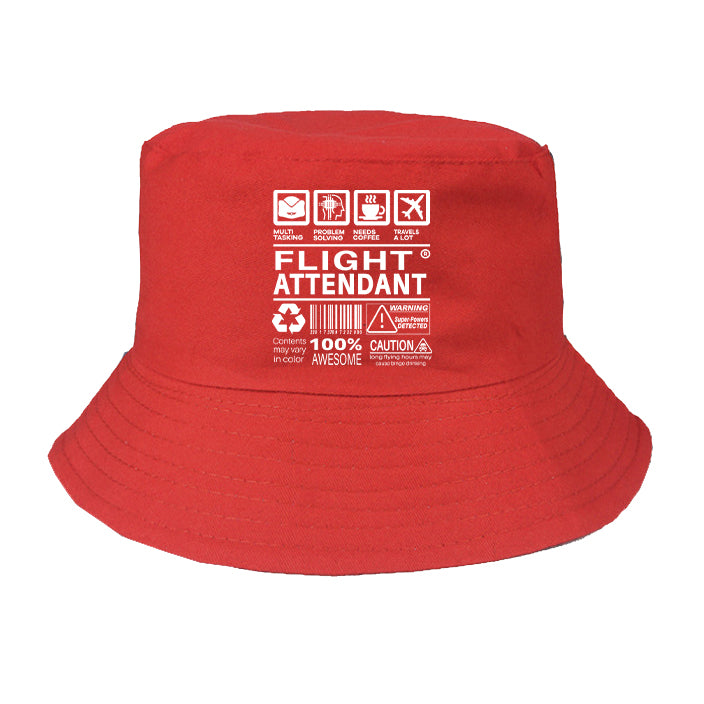 Flight Attendant Label Designed Summer & Stylish Hats