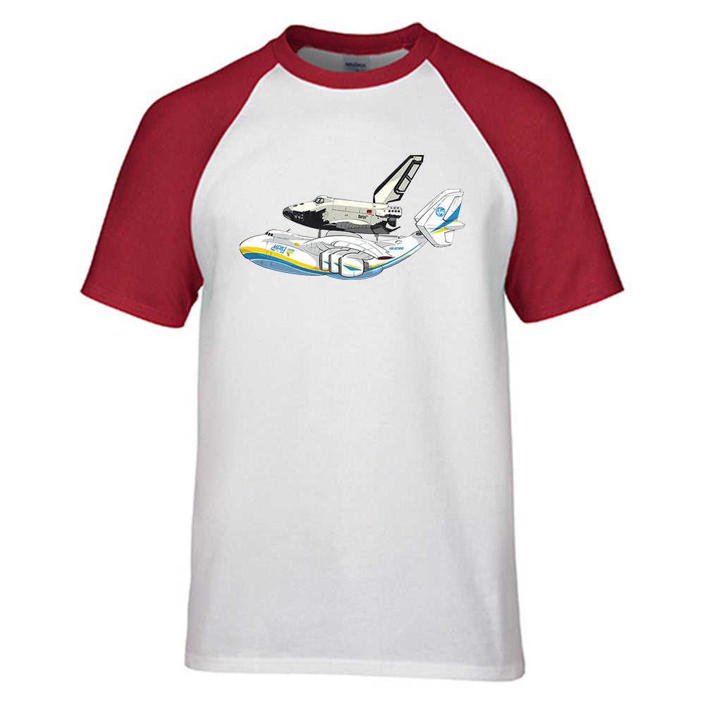 Antonov An-225 & Buran Designed Raglan T-Shirts