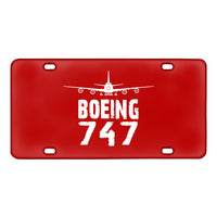 Thumbnail for Boeing 747 & Plane Designed Metal (License) Plates
