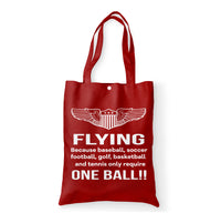 Thumbnail for Flying One Ball Designed Tote Bags