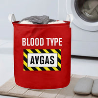 Thumbnail for Blood Type AVGAS Designed Laundry Baskets