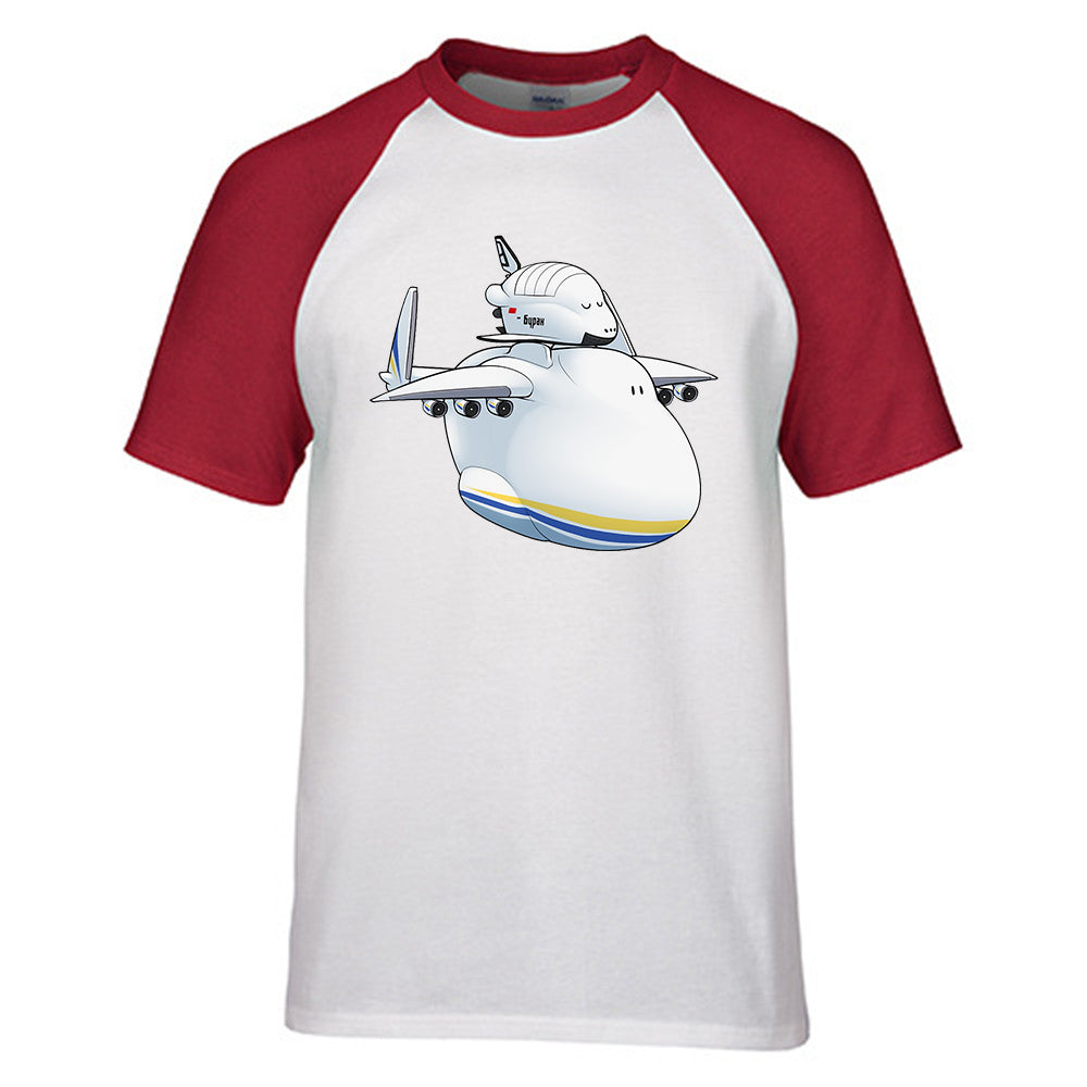 Antonov 225 And Buran Designed Raglan T-Shirts