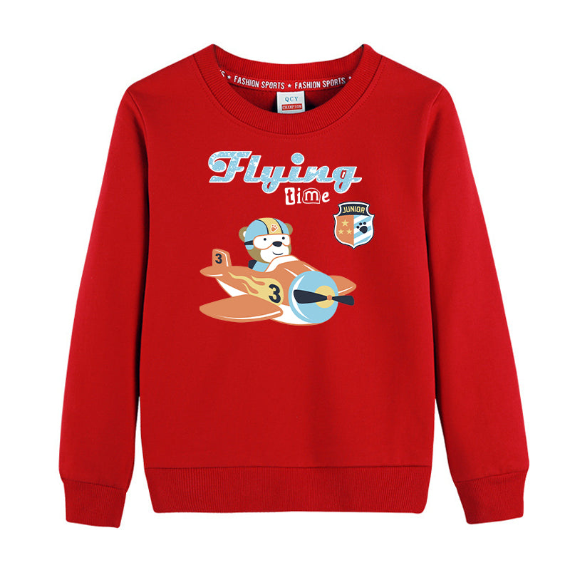 Flying Time & Junior Pilot Designed "CHILDREN" Sweatshirts
