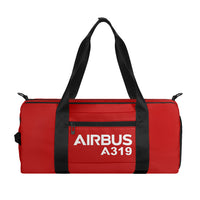 Thumbnail for Airbus A319 & Text Designed Sports Bag