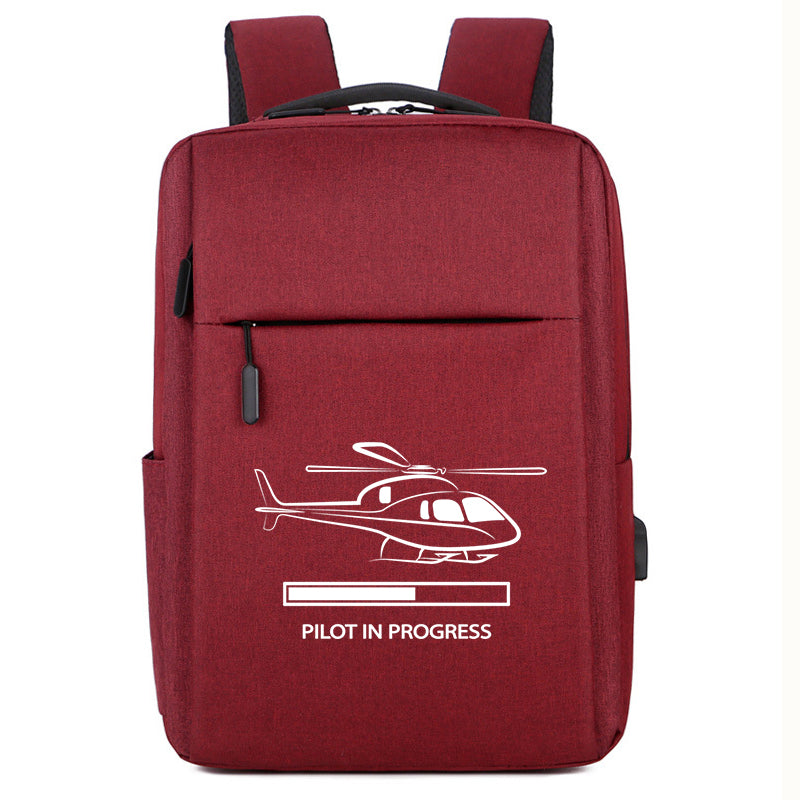 Pilot In Progress (Helicopter) Designed Super Travel Bags
