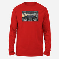 Thumbnail for Boeing 787 Cockpit Designed Long-Sleeve T-Shirts