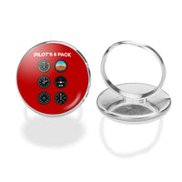 Thumbnail for Pilot's 6 Pack Designed Rings